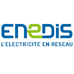 Courtier énergie Professionnel montpellier toulouse - Logo ENEDIS Réseau - Flash Pro Energy courtier en énergie pour PME et Industrie diminuer votre facture énergie électrique et gaz